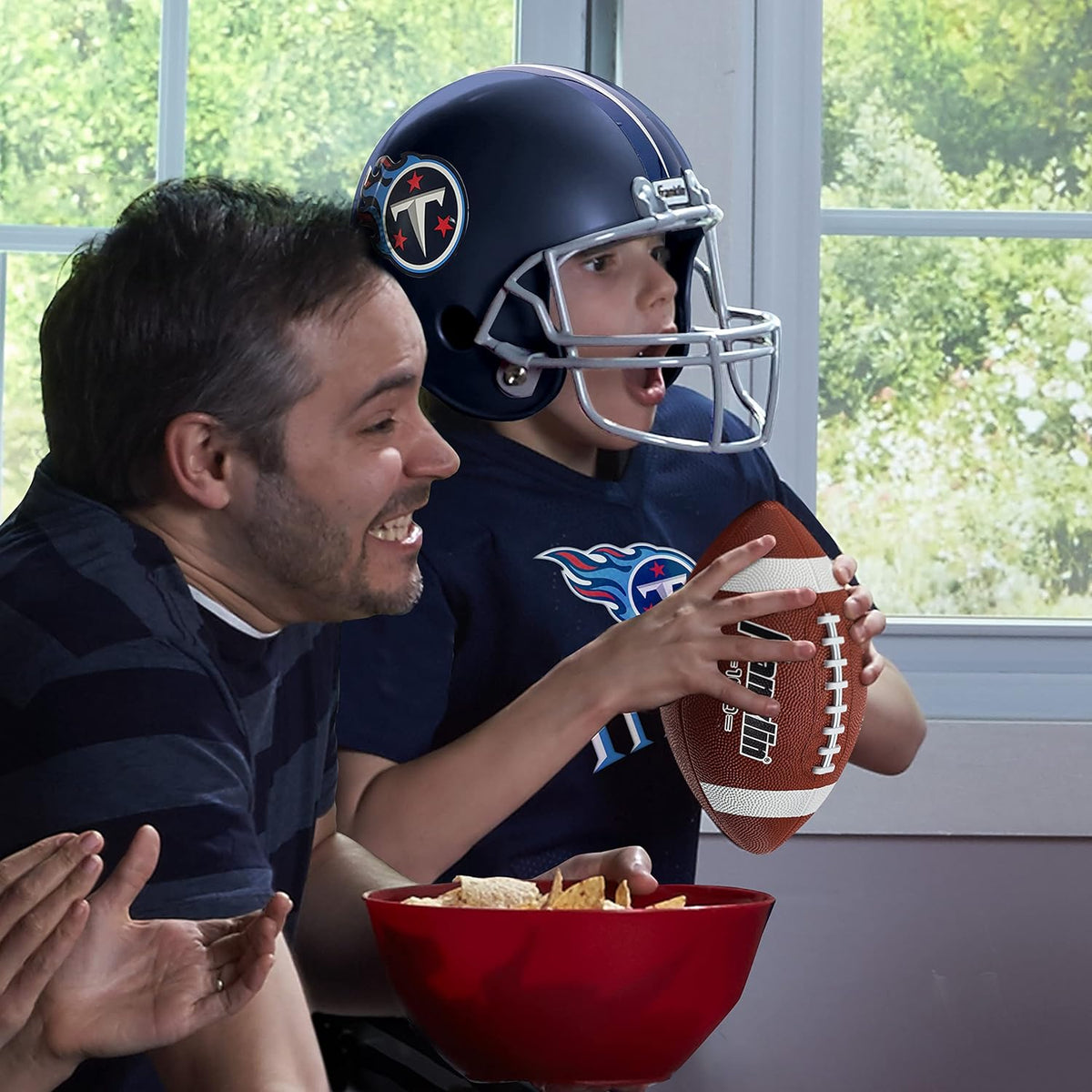 NFL Youth Football Uniform Set for Boys & Girls - Includes Helmet, Jersey & Pants with Chinstrap + Numbers