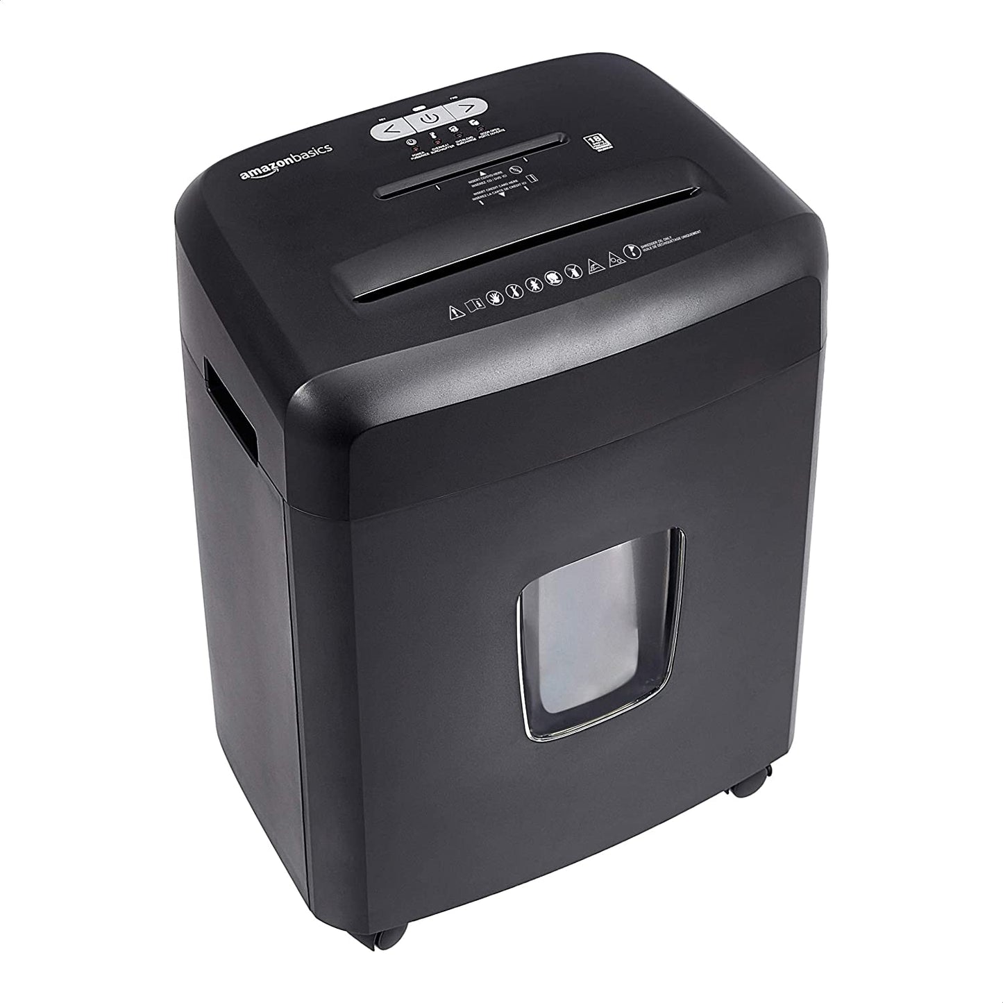 18 Sheet Cross Cut Paper, CD, and Credit Card Shredder, Black