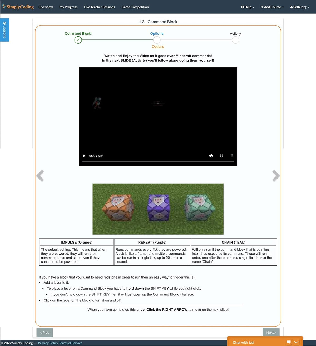 Coding for Kids: Learn to Code Minecraft Command Blocks - Video Game Design Coding Software - Computer Programming Courses, Ages 9+ (PC, Mac Compatible)