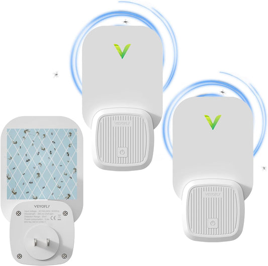 , Flying Insect Trap, Insect Catcher, Indoor Fly Trap, Safer Home, Fruit Fly Traps for Indoors, Gnat Killer Indoor, Bug Killer, Insect Killer (Pack of 2)