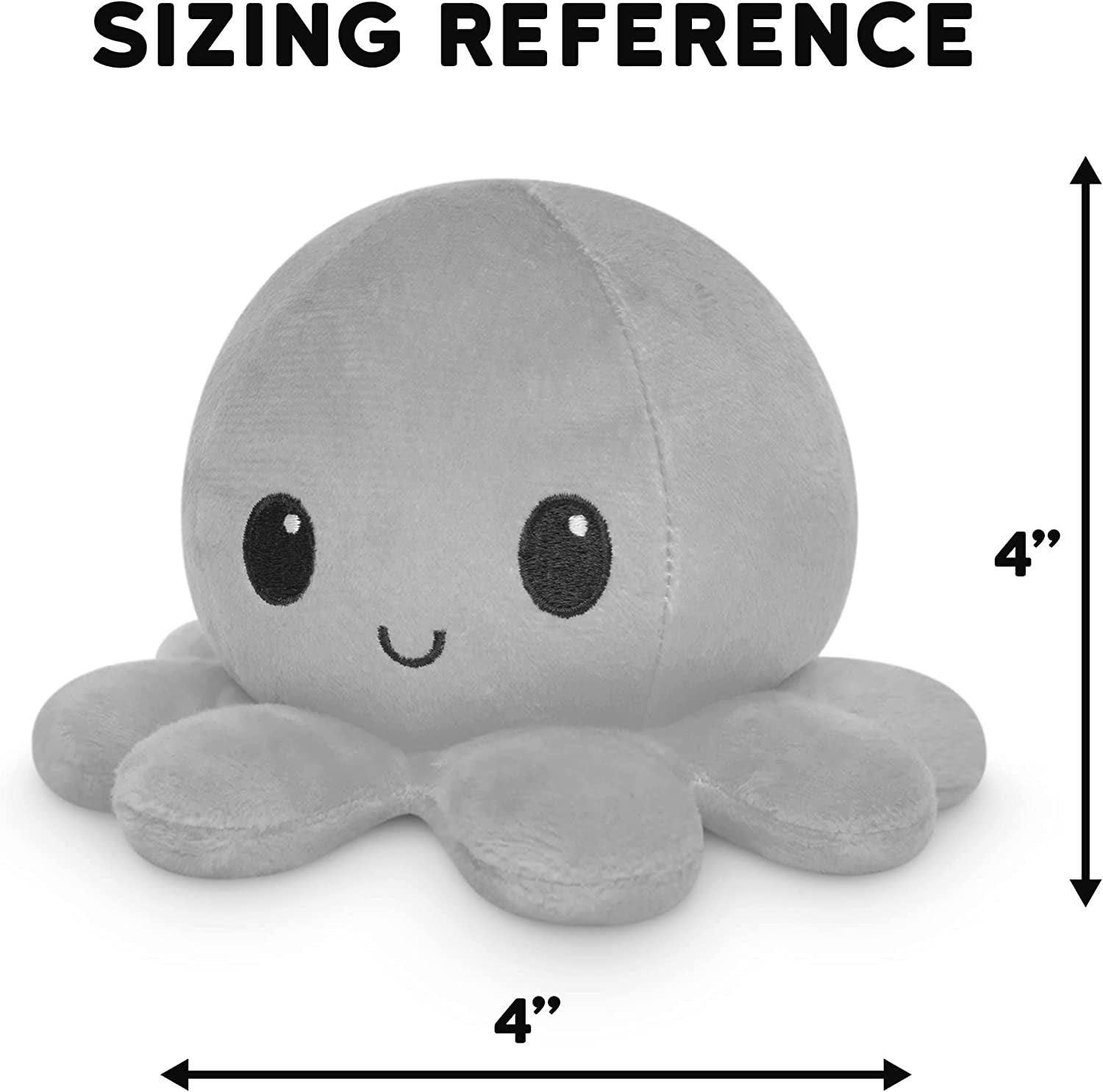 - the Original Reversible Octopus Plushie - Christmas Trees + Ornaments - Cute Sensory Fidget Stuffed Animals That Show Your Mood