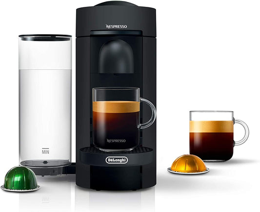 Vertuoplus Coffee and Espresso Machine by De'Longhi, 38 Ounces, Matte Black