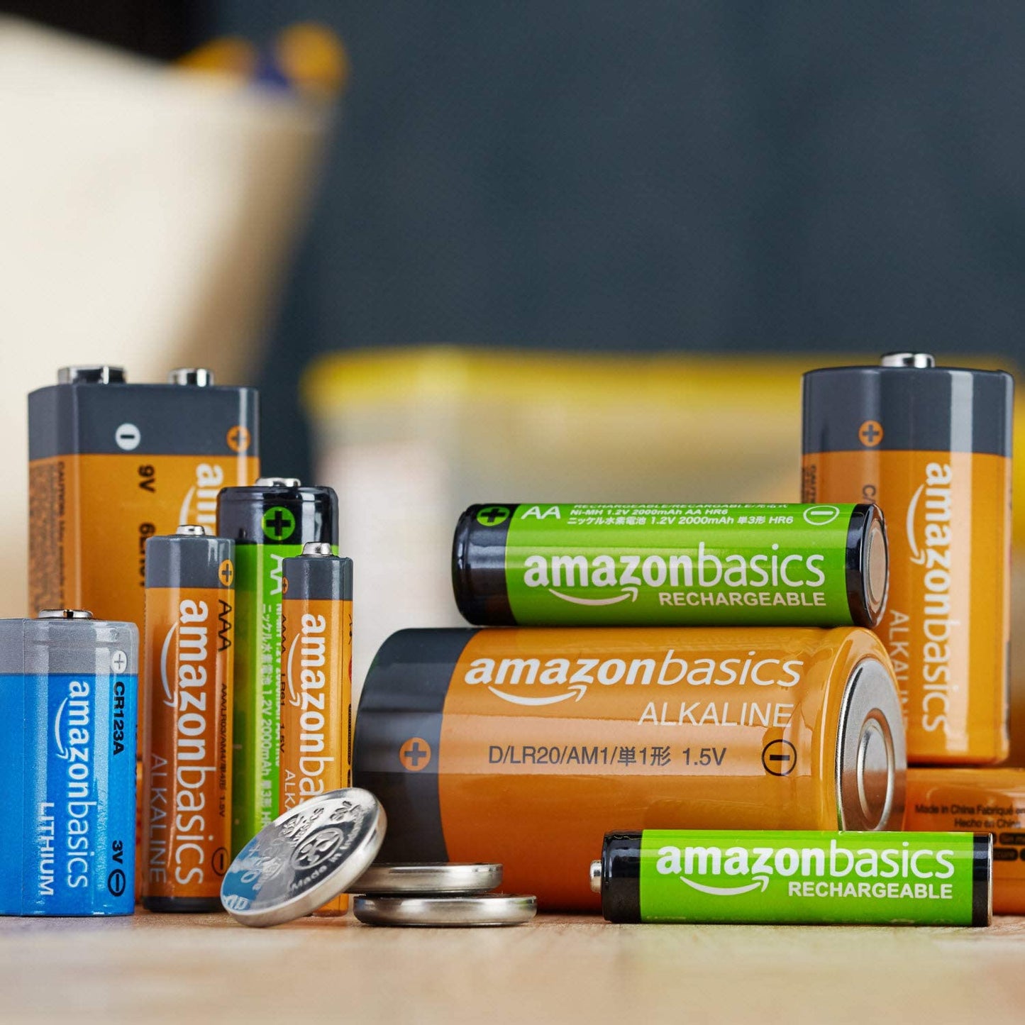 36-Pack AA Alkaline High-Performance Batteries, 1.5 Volt, 10-Year Shelf Life