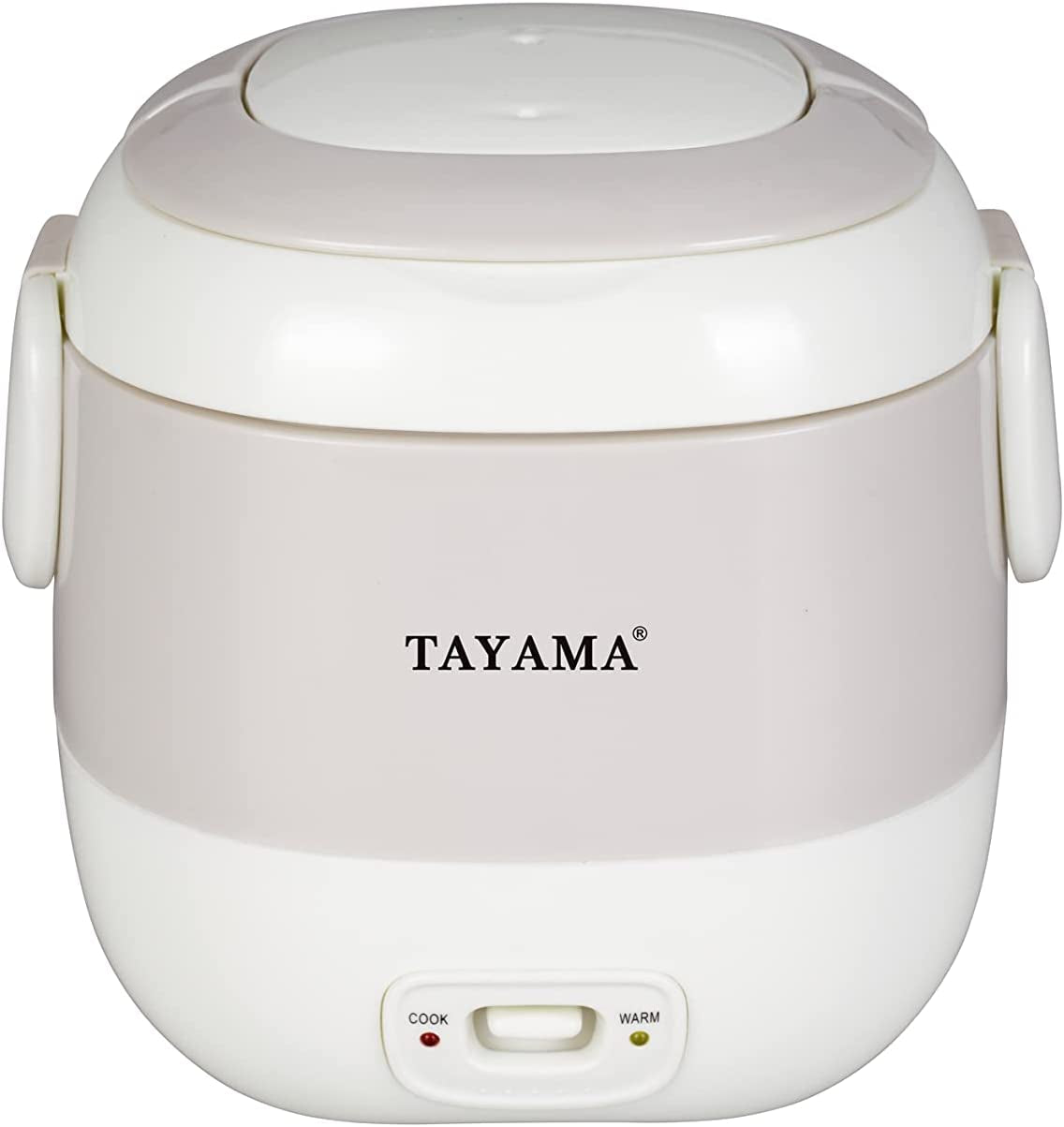 1.5 Cup Portable Mini Rice Cooker, White (TMRC-03R)