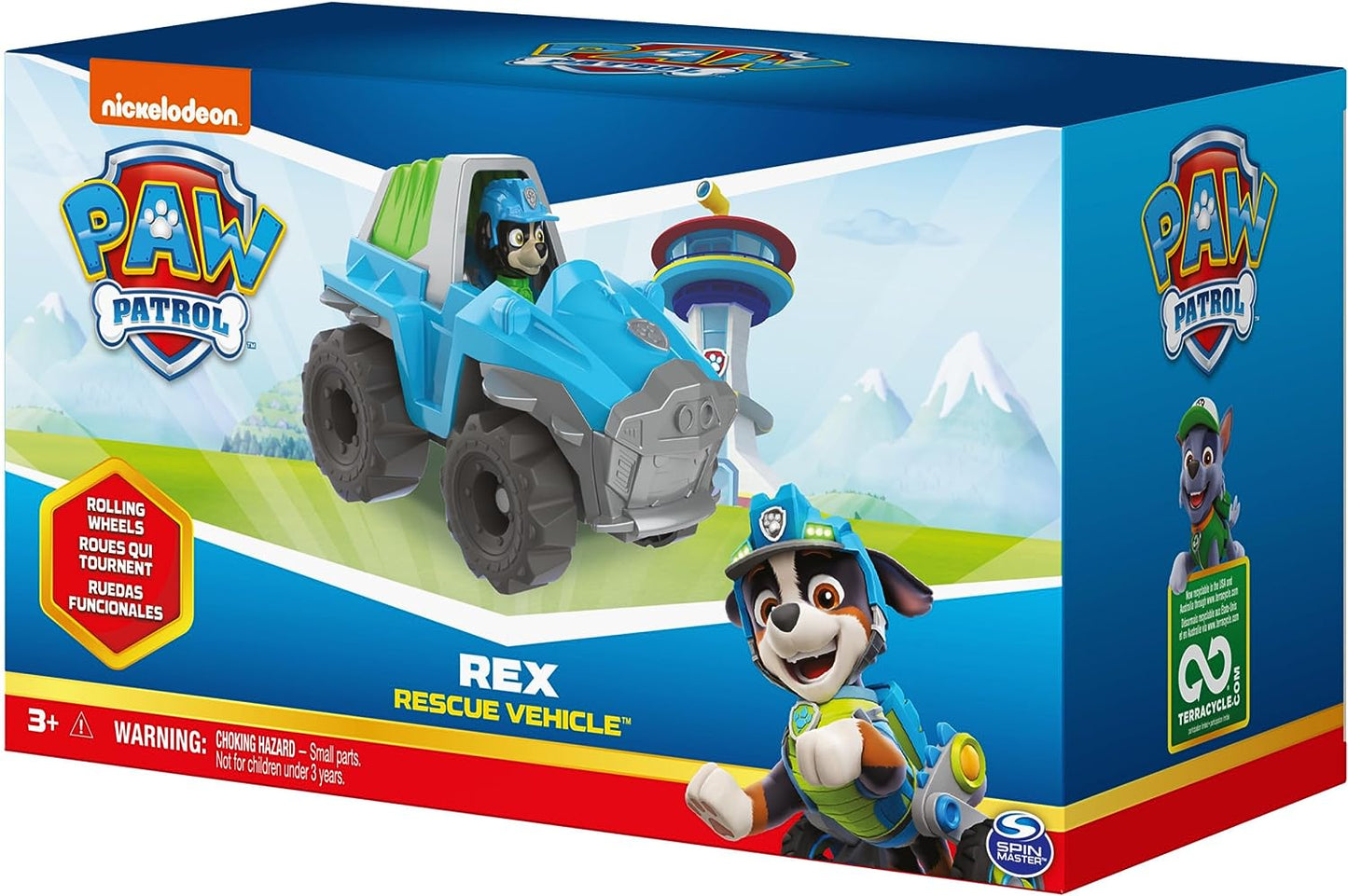 , Rex’S Dinosaur Rescue Vehicle with Collectible Action Figure, Kids Toys for Ages 3 and Up
