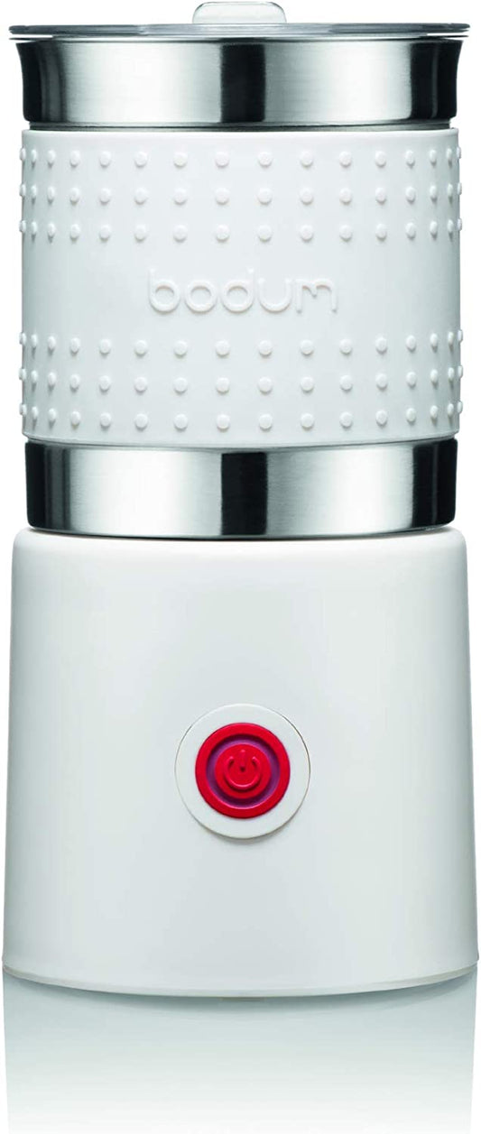 - 11901-913US  Bistro Electric Milk Frother, 13.5 Ounce, White
