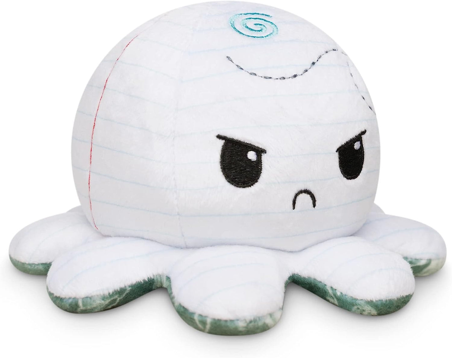 - the Original Reversible Octopus Plushie - Chalkboard + Notebook - Cute Sensory Fidget Stuffed Animals That Show Your Mood - Perfect for Back to School!