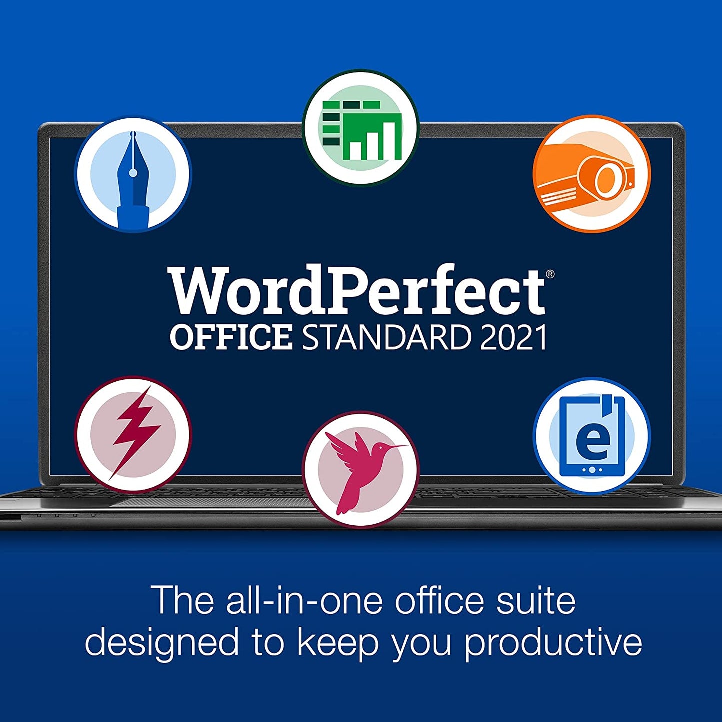 Wordperfect Office Standard 2021 | Office Suite of Word Processor, Spreadsheets & Presentation Software [PC Disc]