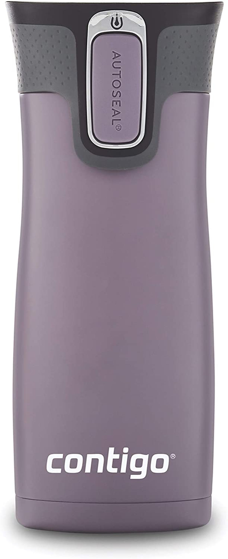 West Loop Stainless Steel Vacuum-Insulated Travel Mug with Spill-Proof Lid, Keeps Drinks Hot up to 5 Hours and Cold up to 12 Hours, 16Oz Dark Plum