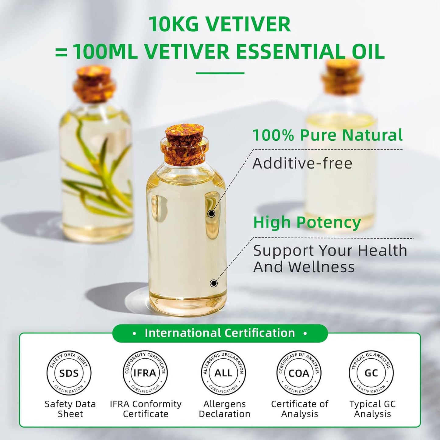 Vetiver Essential Oil for Diffuser, Fragrant, Perfume, Candle Making 30Ml (1 Fl Oz)