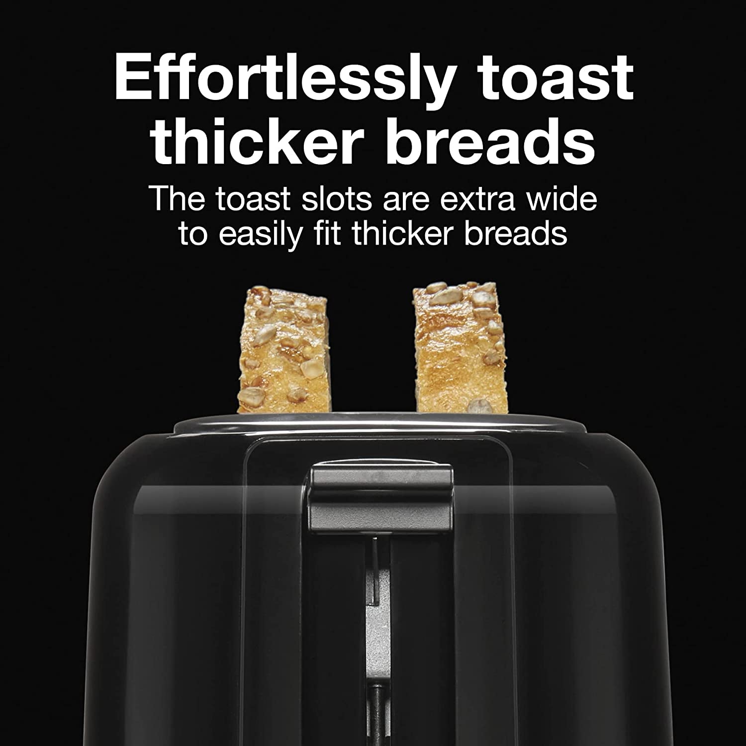 2-Slice Toaster with Extra Wide Slots for Bagels, Cool-Touch Walls, Shade Selector, Toast Boost, Auto Shut-Off and Cancel Button, Black (22305)