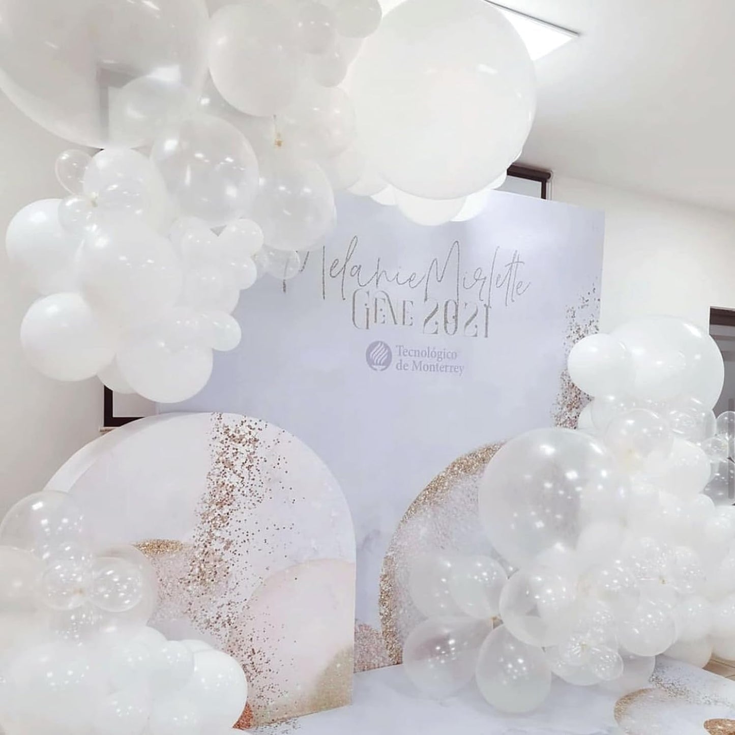 129Pcs Clear Balloons Different Sizes 18 12 10 5 Inches for Garland Arch, Transparent Balloons for Birthday Baby Shower Gender Reveal Wedding Party Decoration