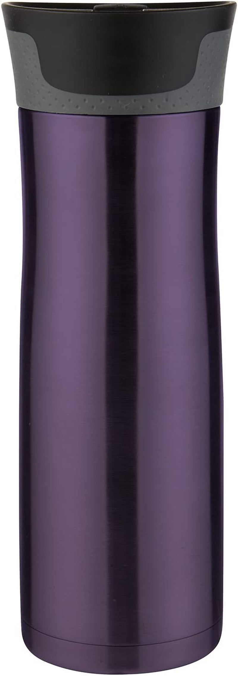 West Loop Stainless Steel Vacuum-Insulated Travel Mug with Spill-Proof Lid, Keeps Drinks Hot up to 5 Hours and Cold up to 12 Hours, 20Oz Violet