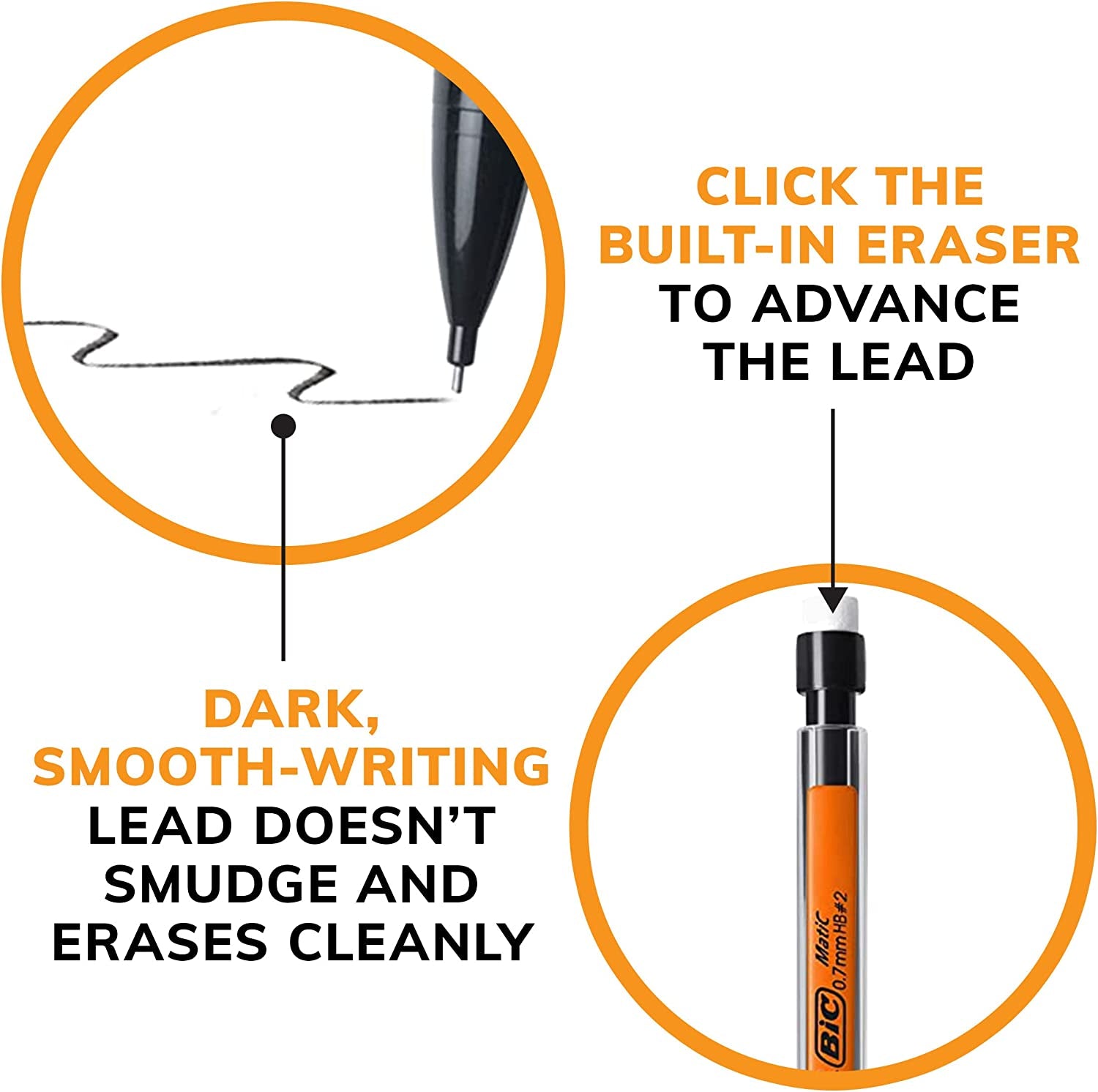 Xtra-Smooth Mechanical Pencil, Medium Point (0.7Mm), Perfect for the Classroom & Test Time, 40-Count