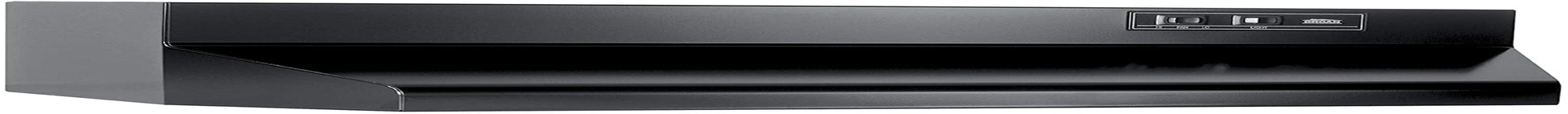 36-Inch Under-Cabinet Convertible Range Hood with 2-Speed Exhaust Fan and Light, 210 Max Blower CFM, Black