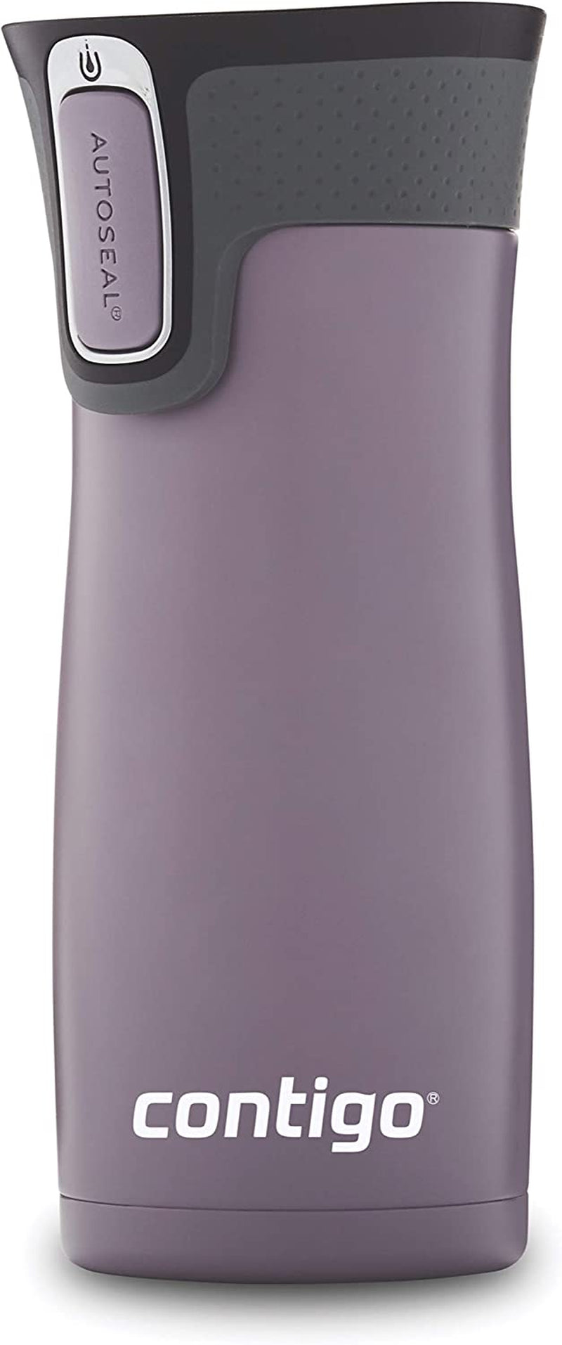 West Loop Stainless Steel Vacuum-Insulated Travel Mug with Spill-Proof Lid, Keeps Drinks Hot up to 5 Hours and Cold up to 12 Hours, 16Oz Dark Plum