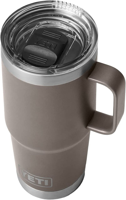Rambler 20 Oz Travel Mug, Stainless Steel, Vacuum Insulated with Stronghold Lid
