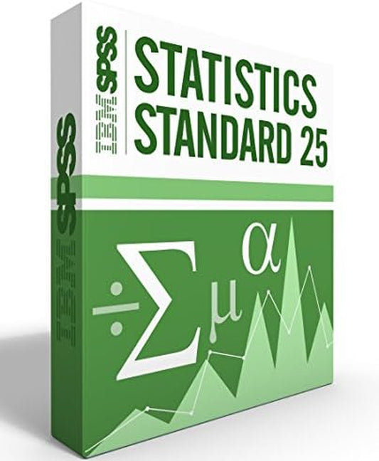 SPSS Statistics Grad Pack Standard V25.0 6 Month License for 2 Computers