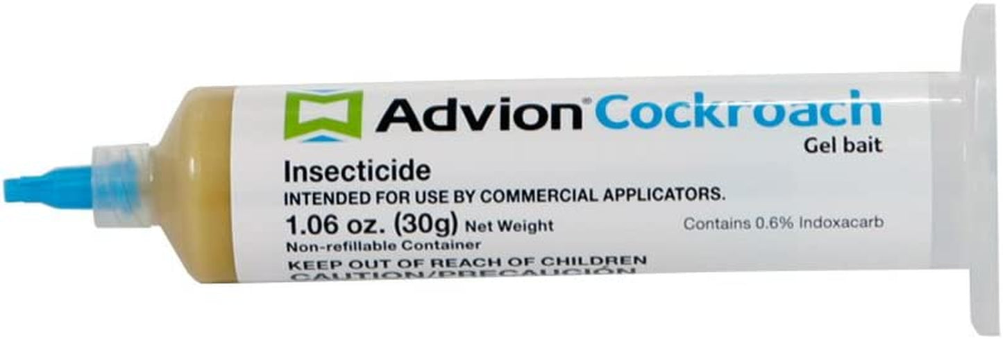 383920 Advion Cockroach Gel Bait 4 X 30 Gram Tubes Roach Control