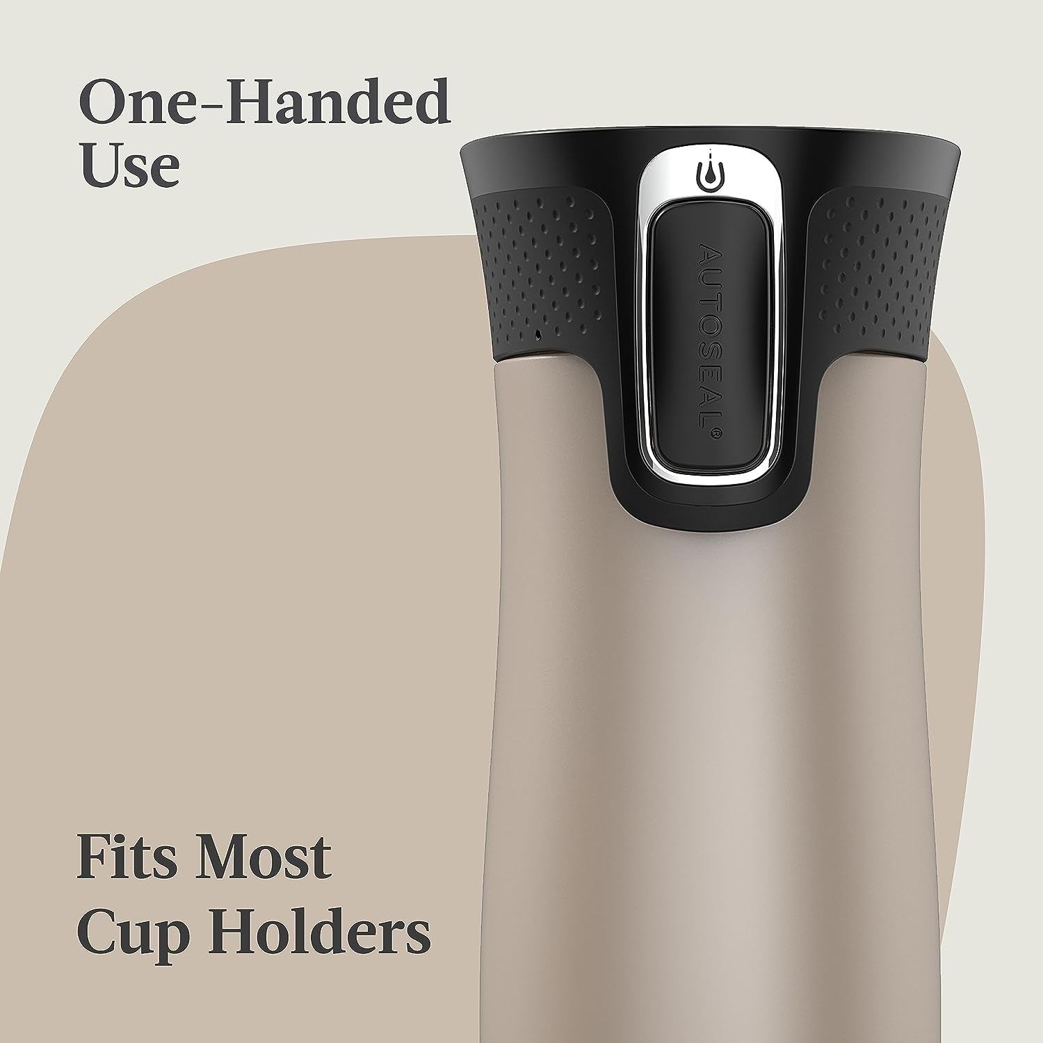 West Loop Stainless Steel Vacuum-Insulated Travel Mug with Spill-Proof Lid, Keeps Drinks Hot up to 5 Hours and Cold up to 12 Hours, 16Oz 2-Pack, Brown Sugar & Chocolate Truffle Metallic