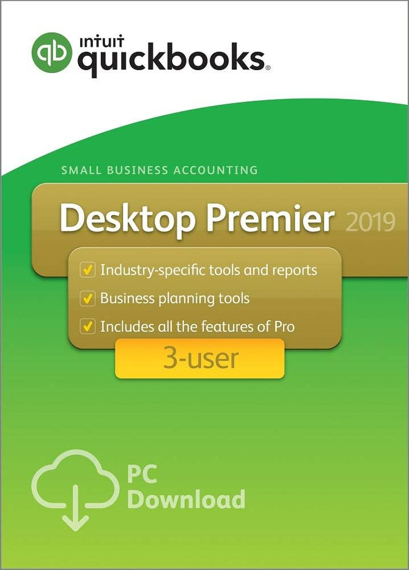 Quickbooks Premier 2019 3-User for Windows