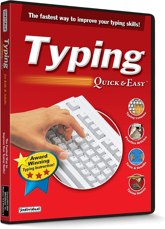 Typing Quick & Easy 17 - the Fastest Way to Improve Your Typing Skills! - Teaches Keyboard Basics following One of 50+ Skill-Appropriate Typing Lessons