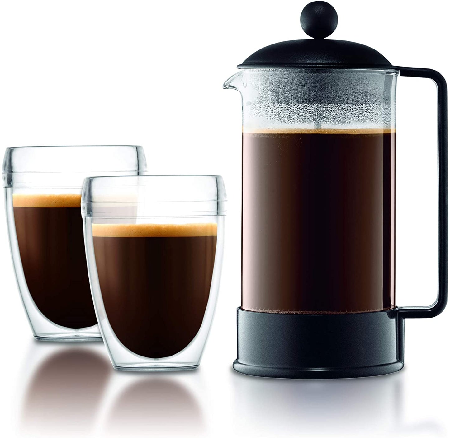 - 1548-01US  Brazil French Press Coffee and Tea Maker, 34 Ounce, Black