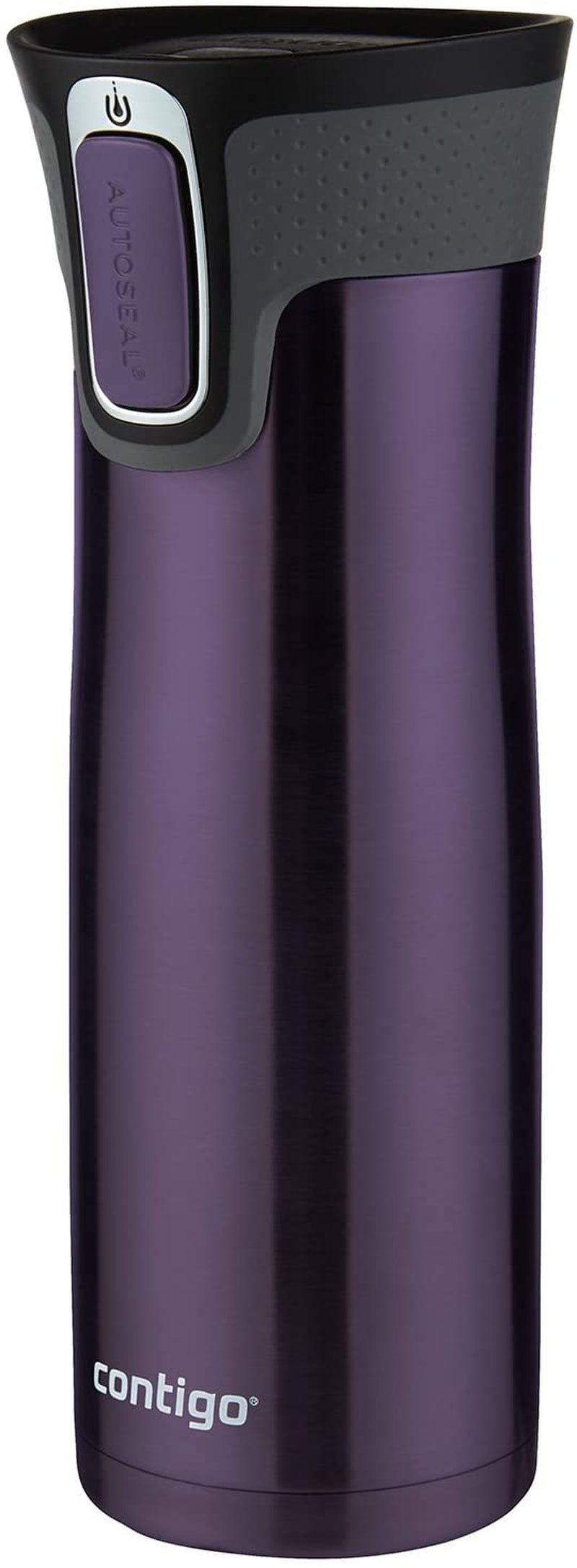 West Loop Stainless Steel Vacuum-Insulated Travel Mug with Spill-Proof Lid, Keeps Drinks Hot up to 5 Hours and Cold up to 12 Hours, 20Oz Violet