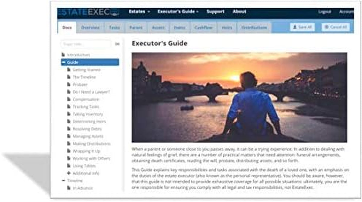 Estate Executor Online Software