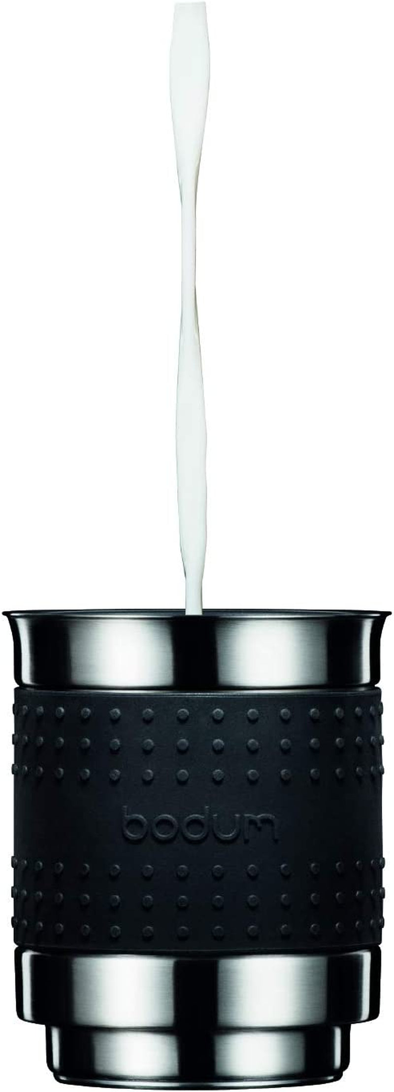 - 11901-913US  Bistro Electric Milk Frother, 13.5 Ounce, White