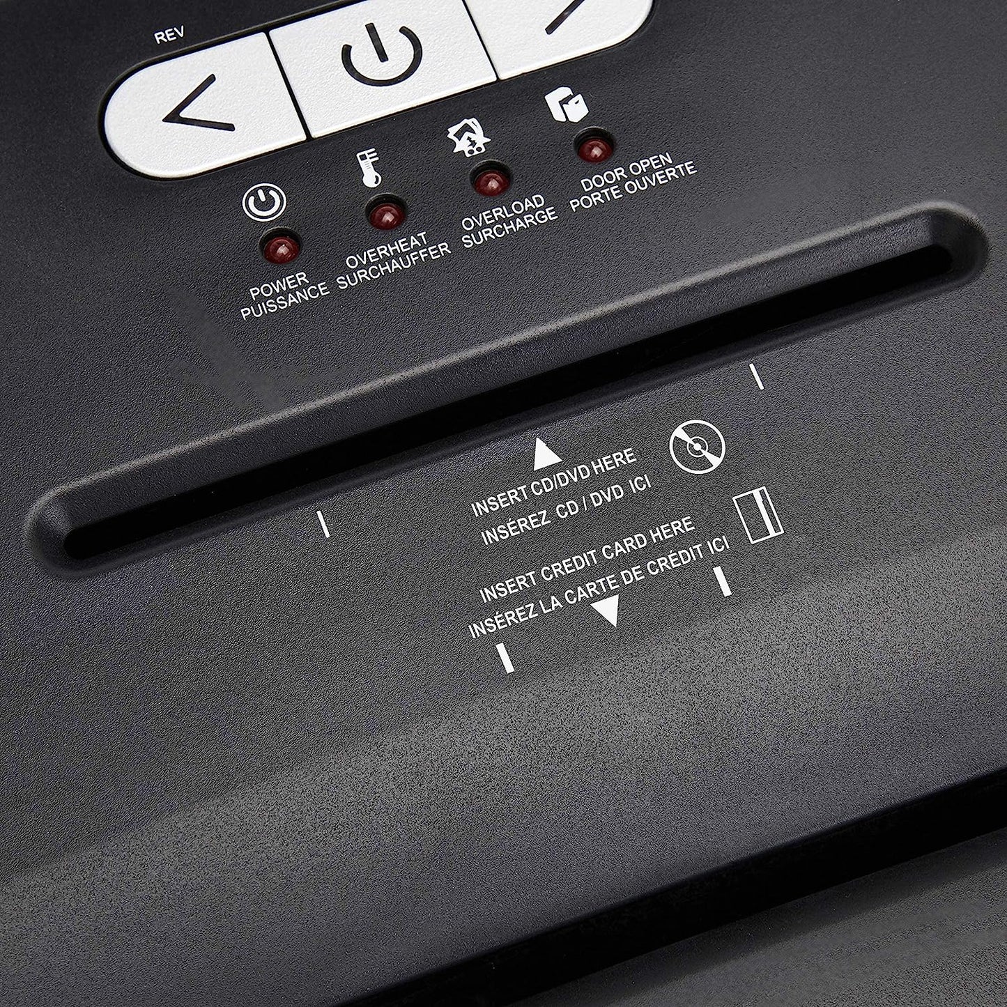 18 Sheet Cross Cut Paper, CD, and Credit Card Shredder, Black