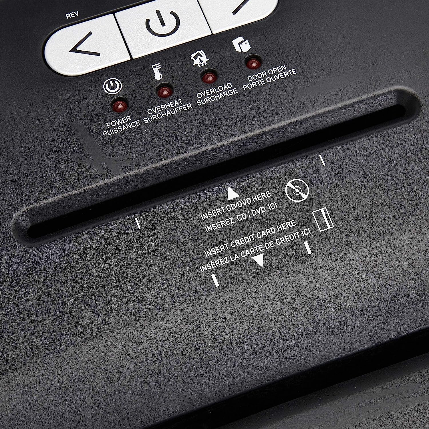 18 Sheet Cross Cut Paper, CD, and Credit Card Shredder, Black