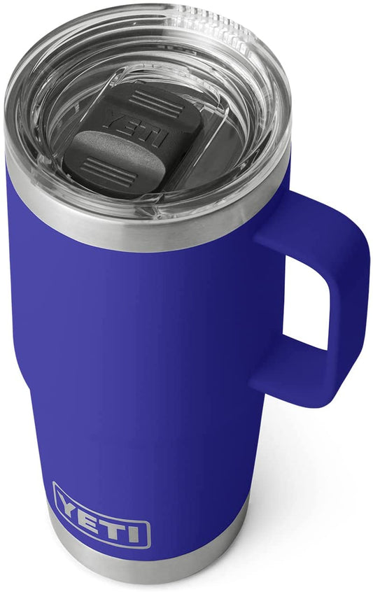 Rambler 20 Oz Travel Mug, Stainless Steel, Vacuum Insulated with Stronghold Lid