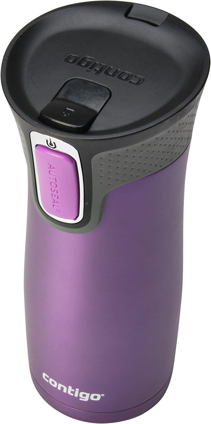 West Loop Stainless Steel Vacuum-Insulated Travel Mug with Spill-Proof Lid, Keeps Drinks Hot up to 5 Hours and Cold up to 12 Hours, 16Oz Bright Lavender