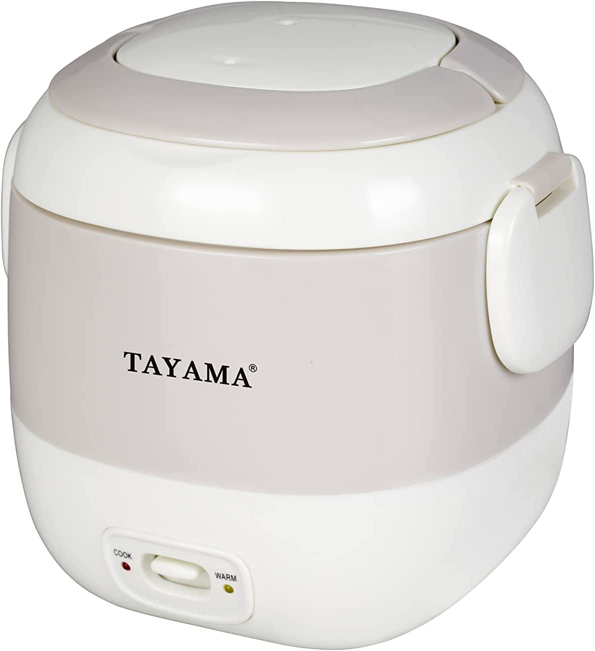 1.5 Cup Portable Mini Rice Cooker, White (TMRC-03R)