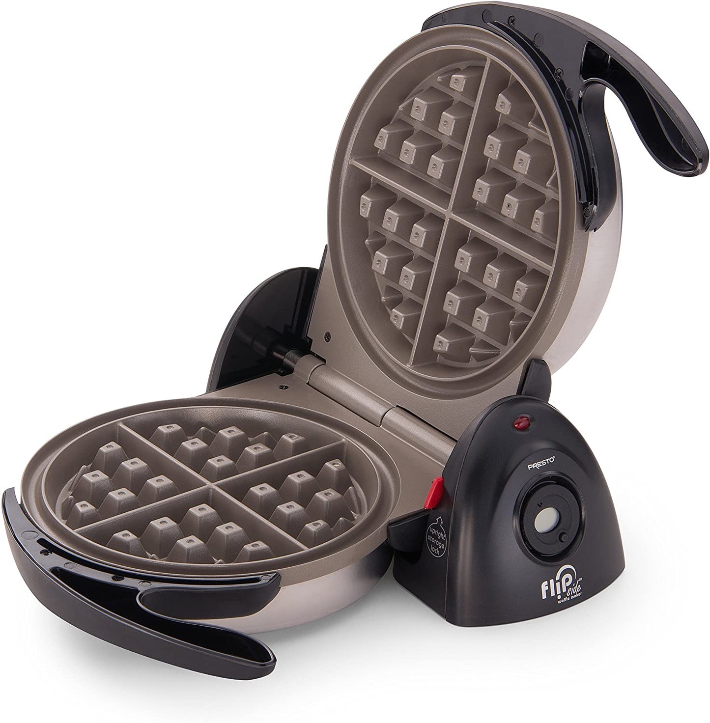 03510 Ceramic Flipside Belgian Waffle Maker,Black
