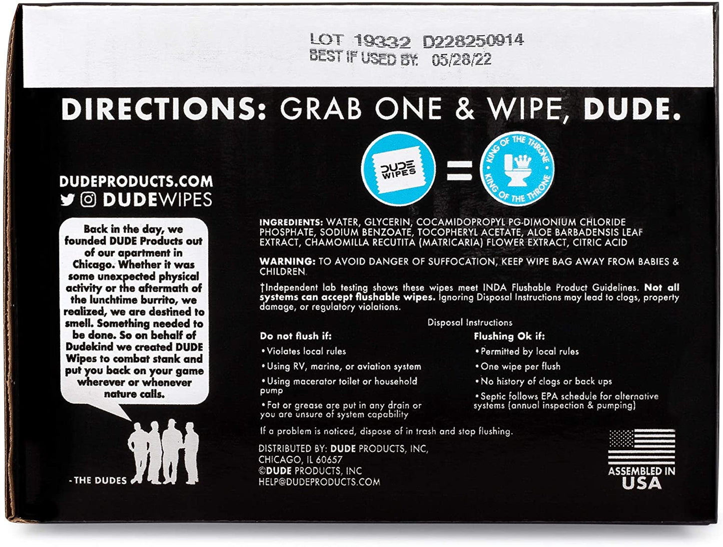 Wipes - Flushable Wipes - 8 Pack, 336 Wipes - Unscented Extra-Large Adult Wet Wipes - Vitamin-E & Aloe for At-Home Use - Septic and Sewer Safe