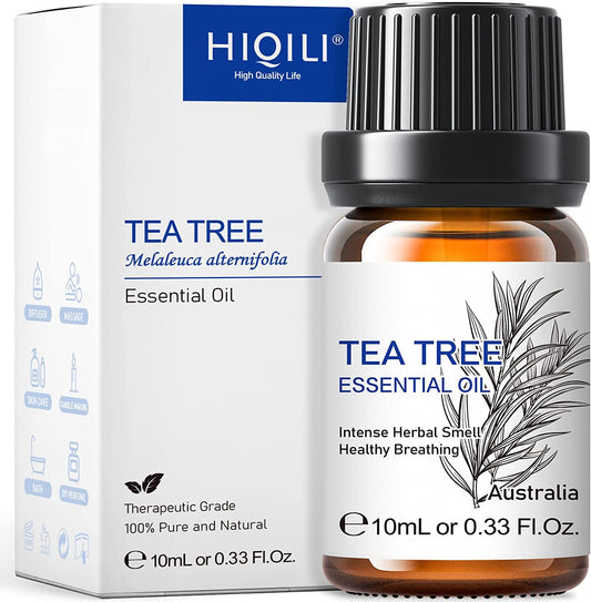 Tea Tree Oil, 100% Pure for Toenail Fungus,Hair Growth,Add to Shampoo,Conditioner,Body Wash-10Ml