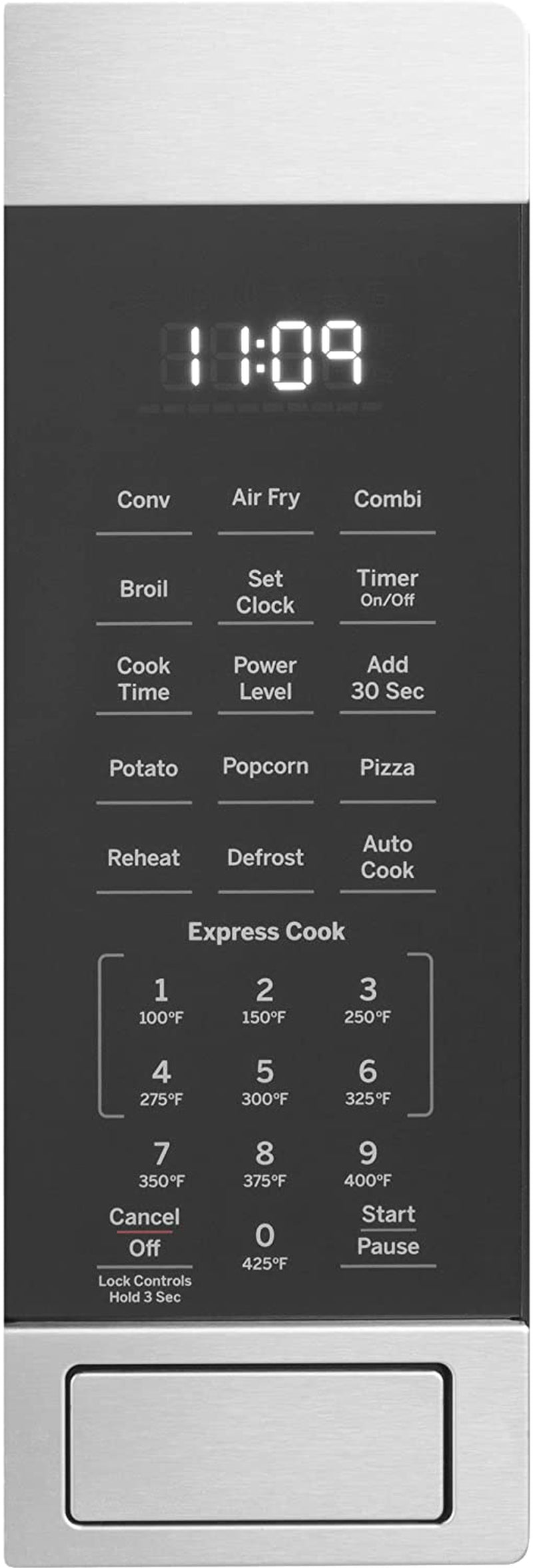3-In-1 Countertop Microwave Oven | Complete with Air Fryer, Broiler & Convection Mode | 1.0 Cubic Feet Capacity, 1,050 Watts | Kitchen Essentials for the Countertop or Dorm Room | Stainless Steel