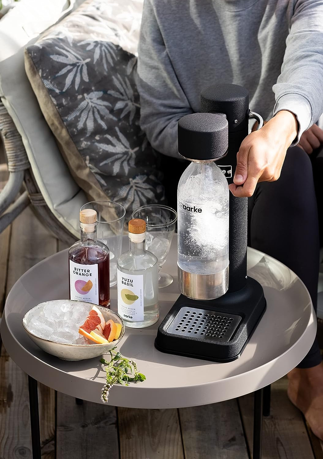 - Carbonator III Premium Carbonator - Sparkling & Seltzer Water Soda Maker with PET Bottle (Matte Black, with CO2 Cylinder)