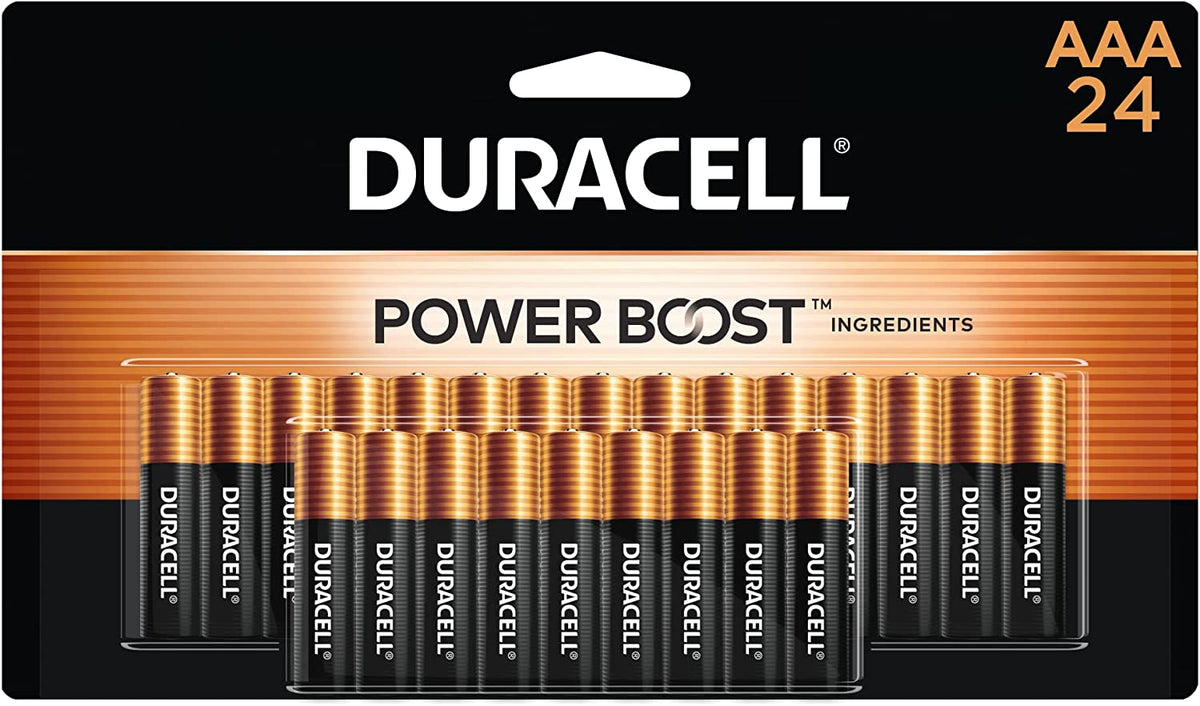Coppertop AAA Batteries with Power Boost Ingredients, 24 Count Pack Triple a Battery with Long-Lasting Power, Alkaline AAA Battery for Household and Office Devices