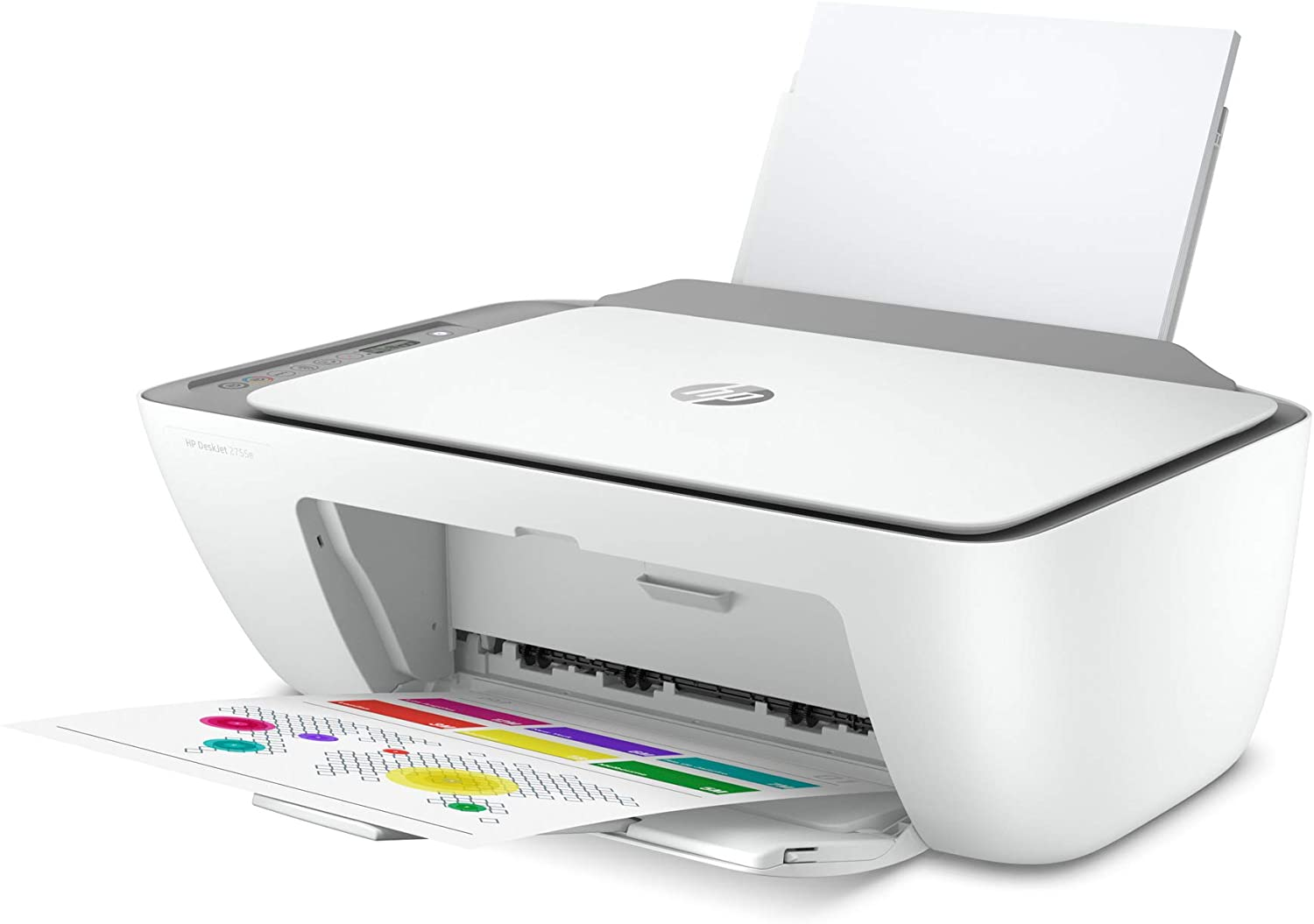 Deskjet 2755E Wireless Color All-In-One Printer with Bonus 6 Months Instant Ink with + (26K67A)