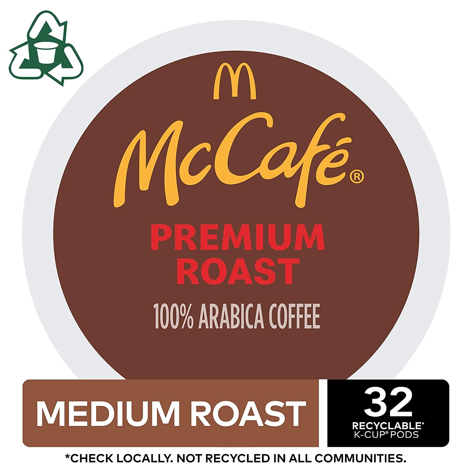 Mccafe Premium Medium Roast K-Cup Coffee Pods (32 Pods)