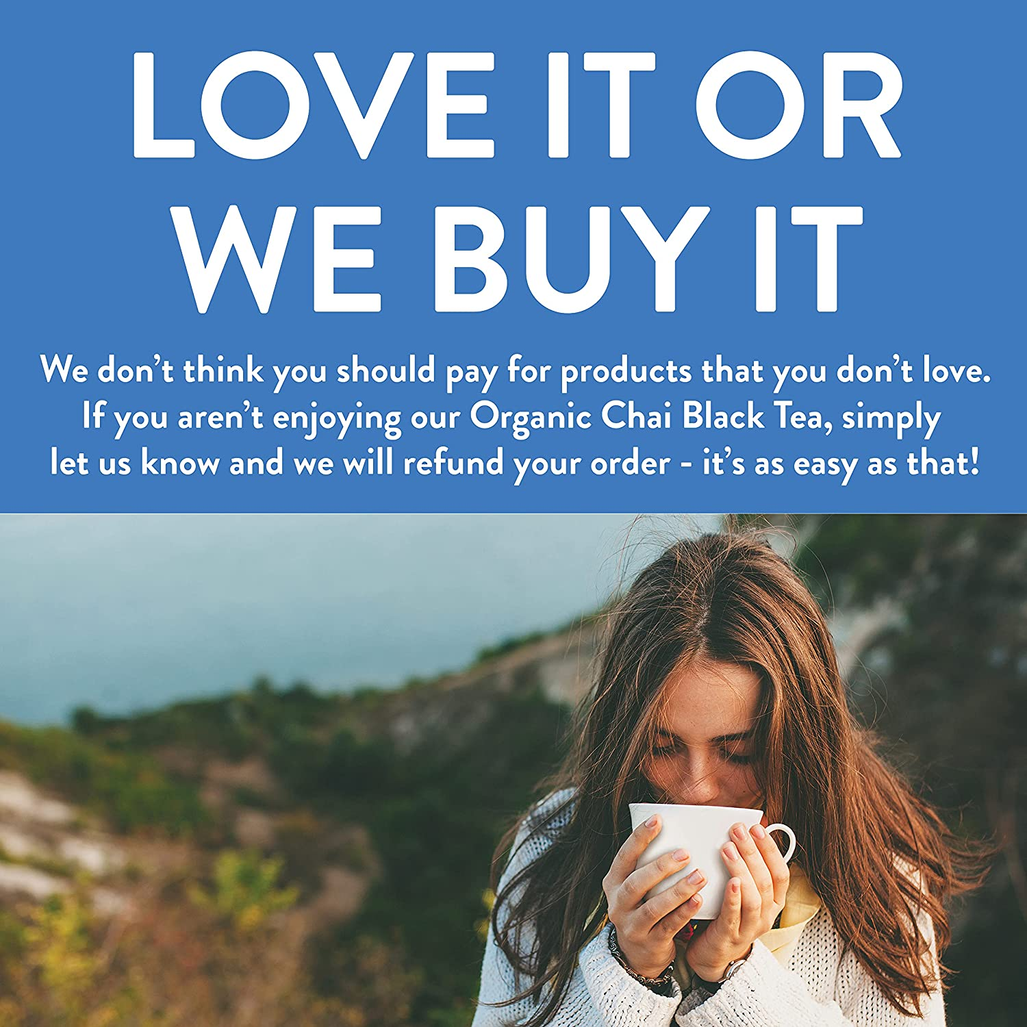 Organic Chai Loose Leaf Tea | Brew 200 Cups | Blended in USA | 16Oz/453G Resealable Kraft Bag | by