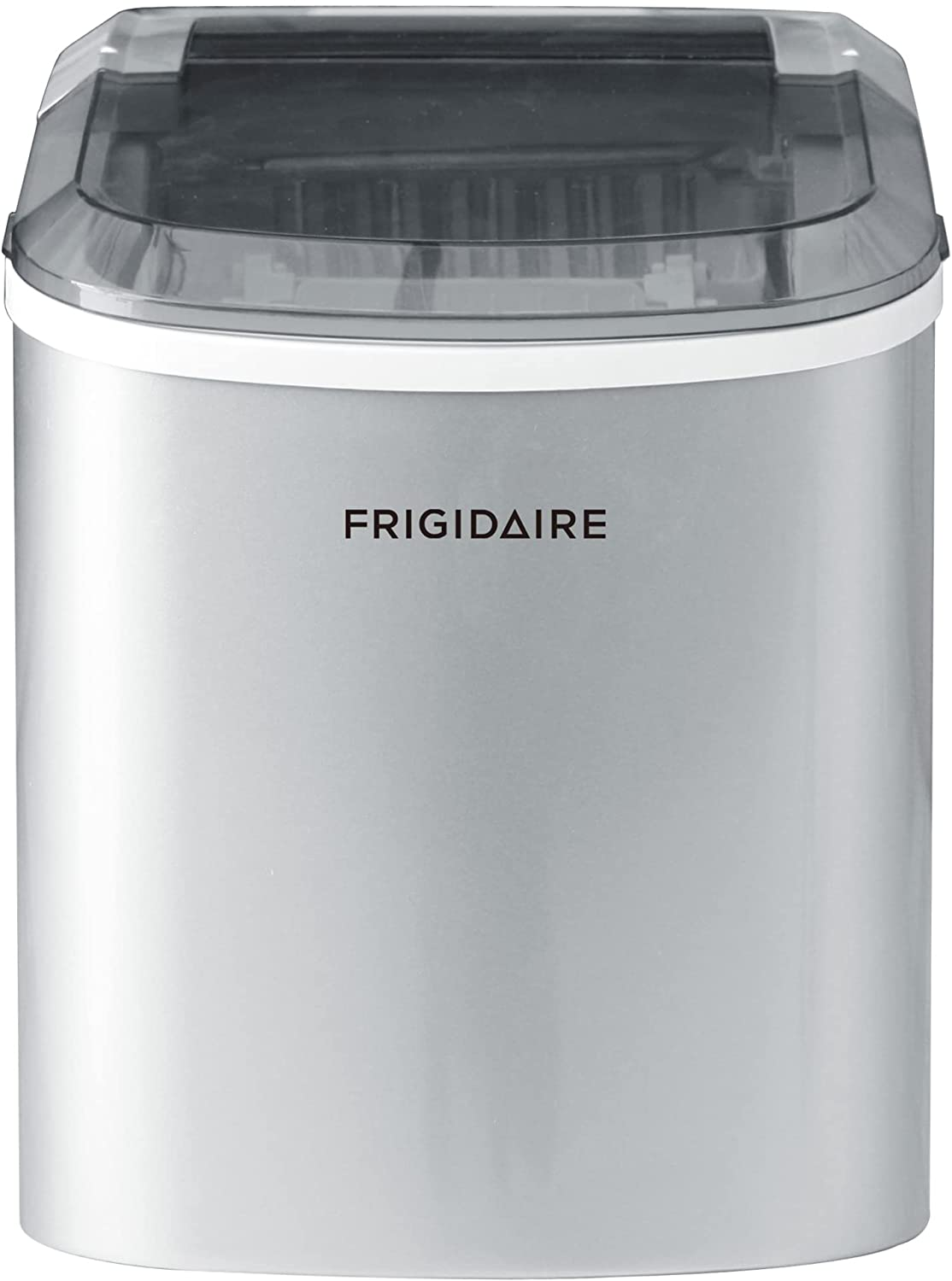 Efic189-Silver Compact Ice Maker, 26 Lb per Day, Silver (Packaging May Vary)