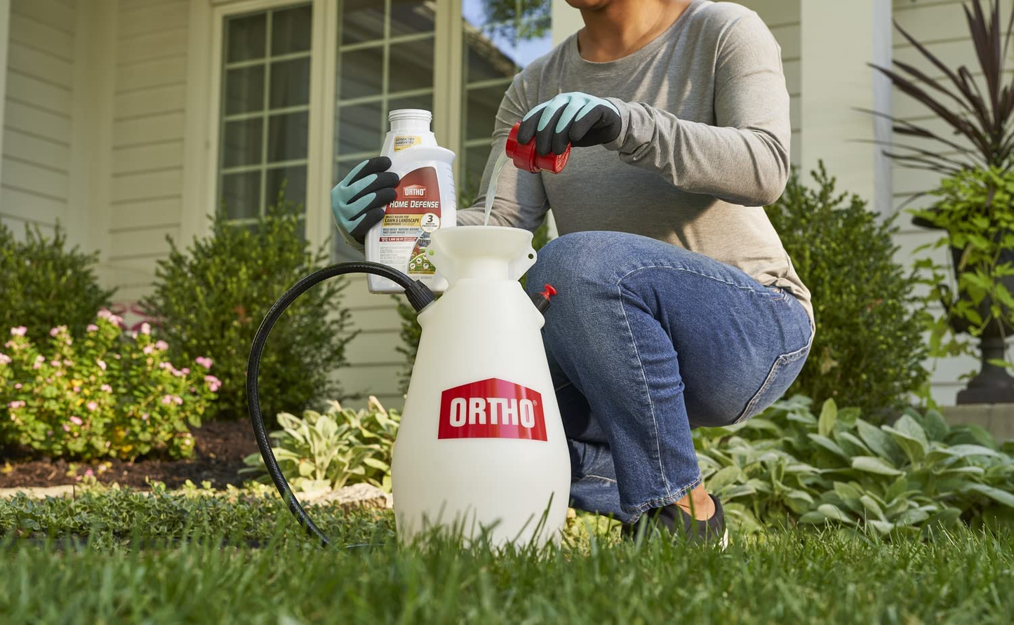 Ortho Home Defense Insect Killer for Indoor & Perimeter Concentrate: Makes 4 Gallons, Odor Free, Dries Fast, 32 Fl. Oz.