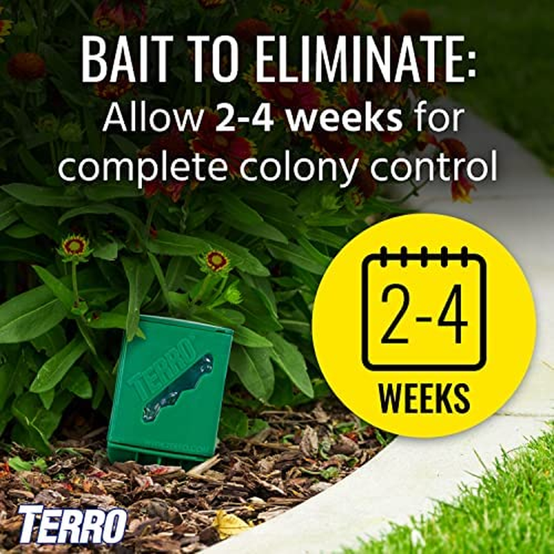 T1812 Outdoor Liquid Ant Killer Bait Stakes - 8 Traps