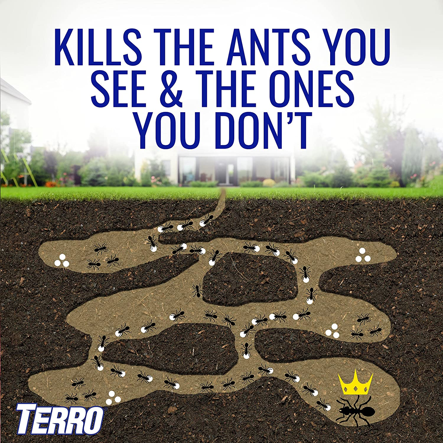 T1812 Outdoor Liquid Ant Killer Bait Stakes - 8 Traps