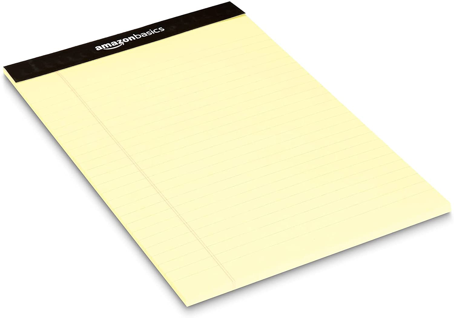 Narrow Ruled 5 X 8-Inch Lined Writing Note Pads - 12-Pack (50-Sheet Pads), Canary