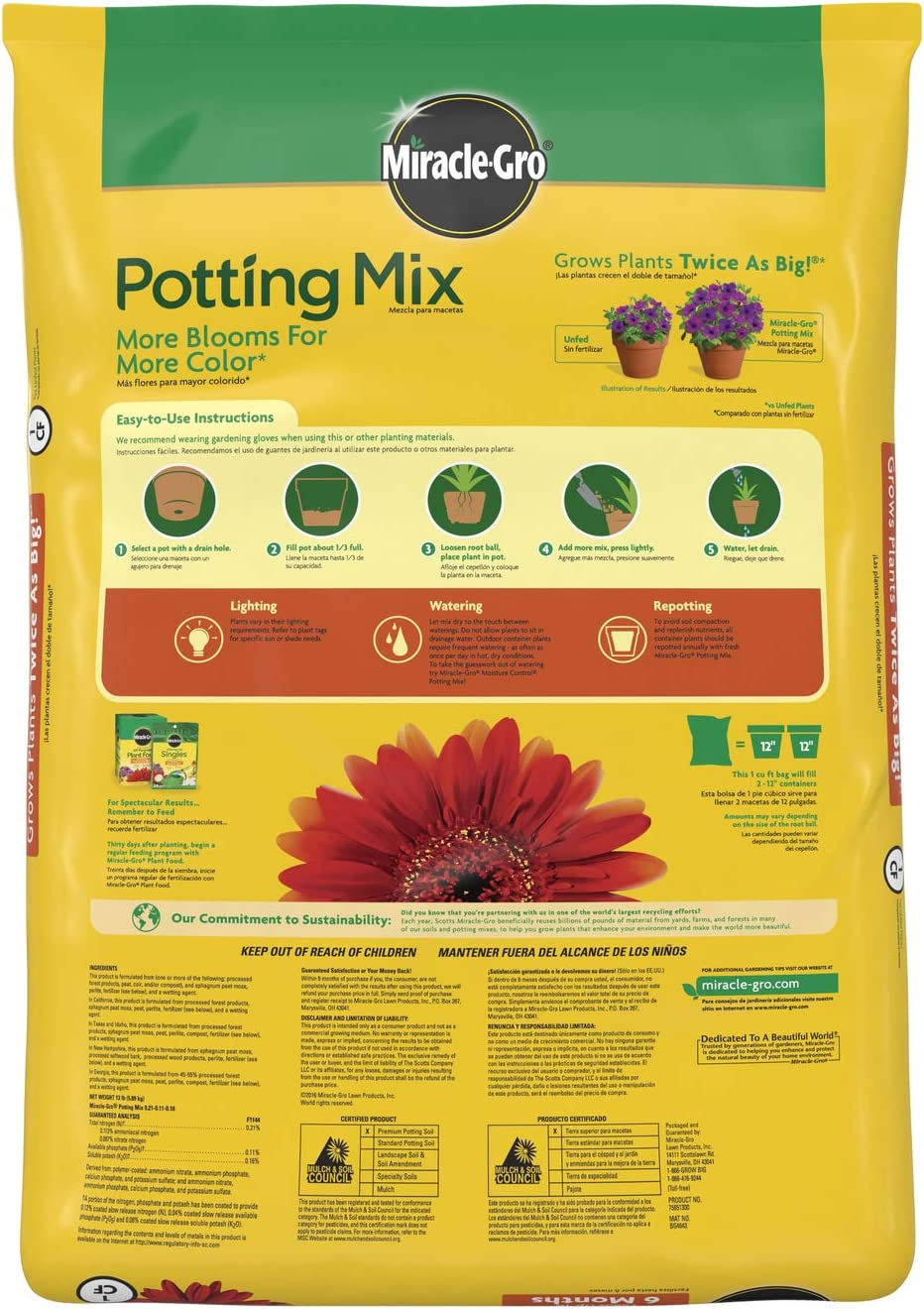 Potting Mix 1 Cu. Ft.